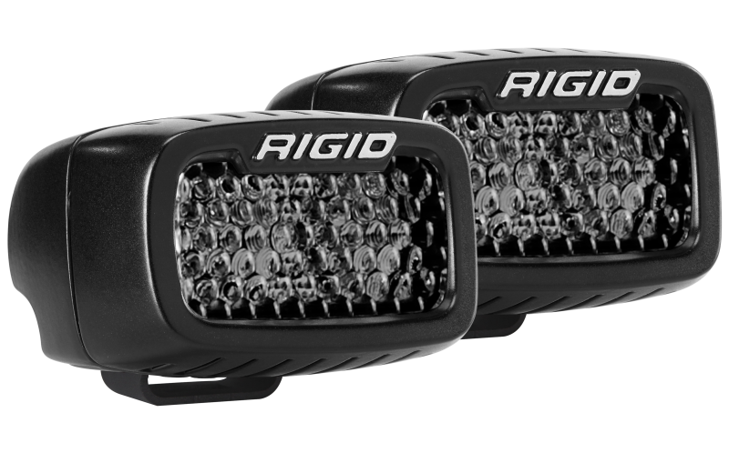 Rigid Industries SR-M Series PRO Midnight Edition Spot Diffused Pair 902513BLK