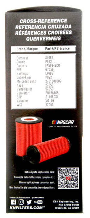 K&N 2020 Mercedes-Benz C43 AMG Oil Filter HP-7040