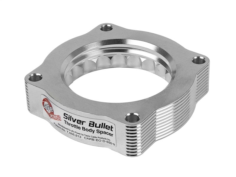 aFe Silver Bullet Throttle Body Spacer N62 Only BMW (E53) 04-09 5series (E60) 04-09 6series (E63/64) 46-31001