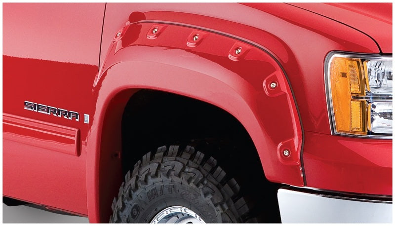 Bushwacker 07-13 GMC Sierra 1500 Fleetside Boss Pocket Style Flares 4pc 69.3in Bed Black 40940-02