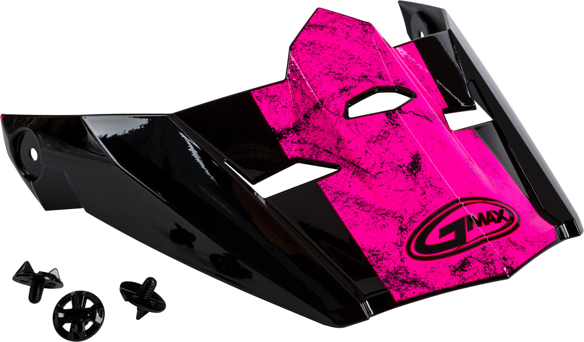 Black/Pink/White Sz XS/S GMAX MX-46 Dominant Helmet Visor