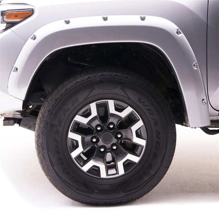 EGR 15+ GMC Sierra HD Bolt-On Look Color Match Fender Flares Set FF Switchblade Silver 791684-GAN