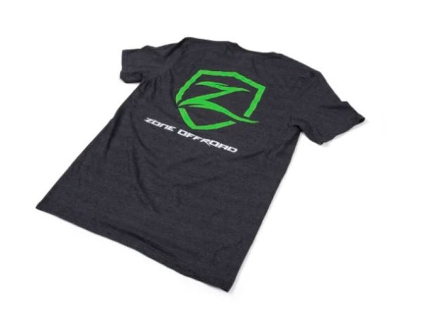 Zone Charcoal Gray Premium Cotton T-shirt W/ Logos 3XL U91613XL