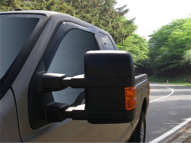 Stampede 1999-2016 Ford F-250 Super Duty Crew Cab Pickup Snap-Inz Sidewind Deflector 2pc Smoke 41105-2