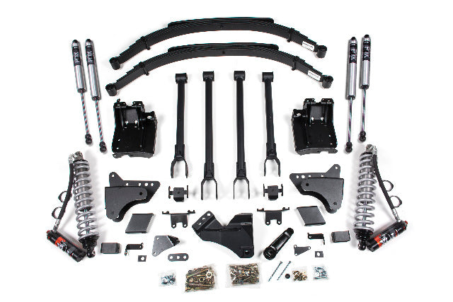 BDS 6 Inch Lift Kit W/ 4-Link 2.5 Performance Elite Coil-over Conversion, Fits Ford F250/F350 Super Duty 11-16 4WD Diesel 596FPE