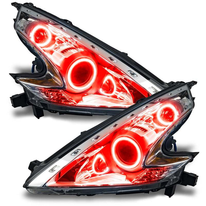 Oracle Compatible with Nissan 370 Z 09-20 LED Dual Halo Kit Red SEE WARRANTY 2380-003