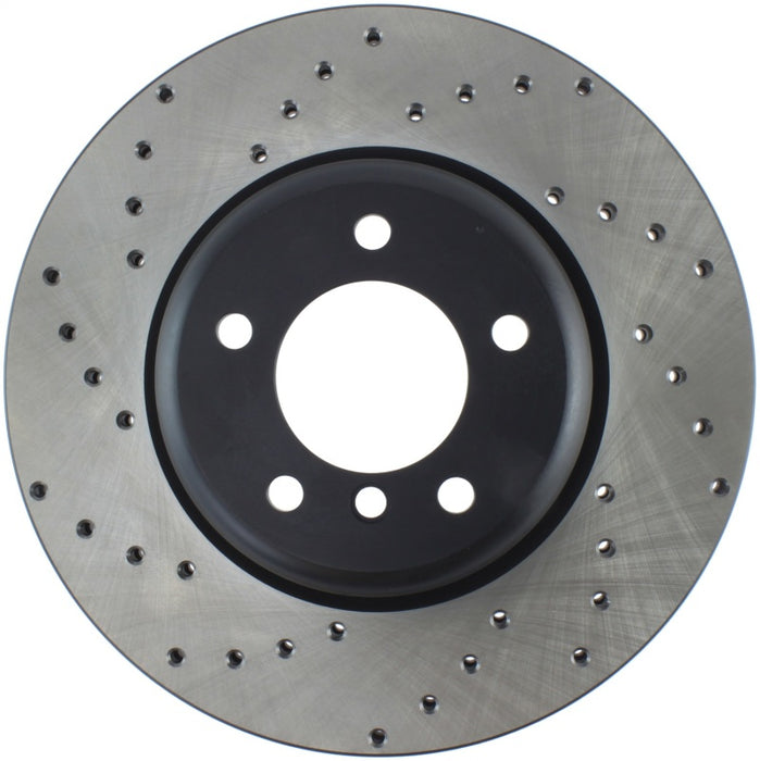 StopTech Sport Cross Drilled Brake Rotor Rear Left 128.34104R