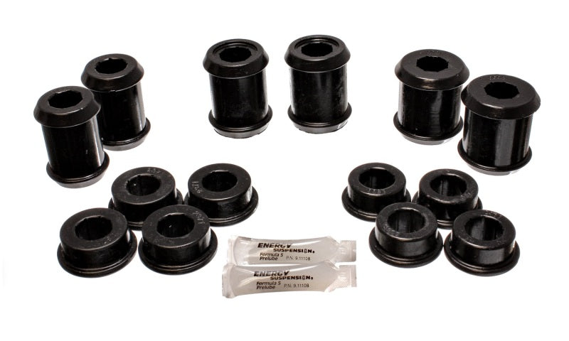 Energy Suspension 04-09 Cadillac XLR/XLR-V / 97-12 Corvette Black Rear End C/A Bushing Set 3.3177G