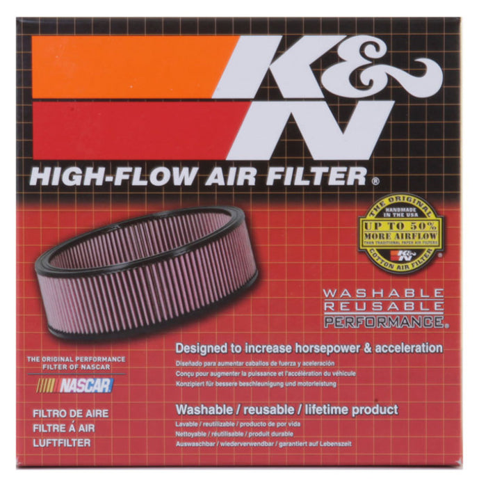 K&N Custom Round Racing Assembly Red 4.5in ID / 5.875in OD / 1.75in Height 56-1400