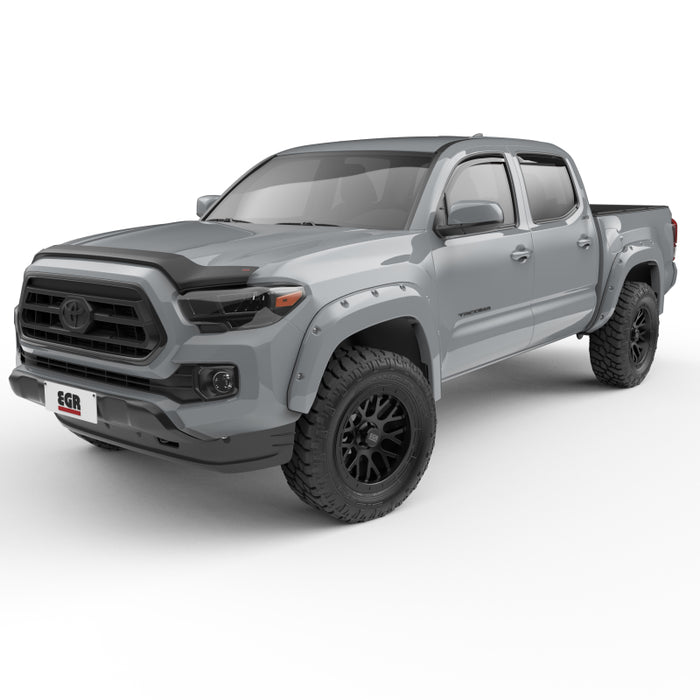 EGR 16+ Toyota Tacoma w/Mudflap Bolt-On Look Color Match Fender Flares Set MagneticGray 795084-1G3