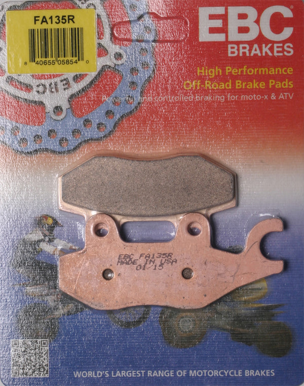 2004-2007 Yamaha YXR660 Rhino 4x4 Auto Side X Side ATV Sintered Front Brake Pads [Left Side]