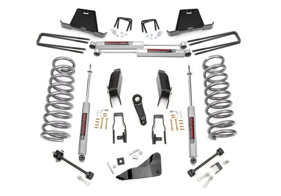 Rough Country 5 Inch Lift Kit Gas Fits Dodge 2500 Mega Cab 4WD (2008) 393.23