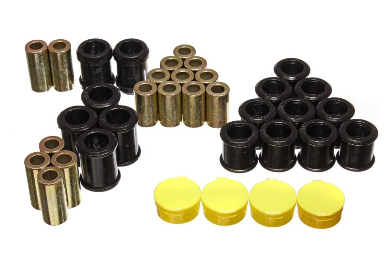 Energy Suspension 95-98 Compatible with Nissan 240SX (S14) Black Rear Control Arm Bushing Set (Must reuse existing o 7.3119G