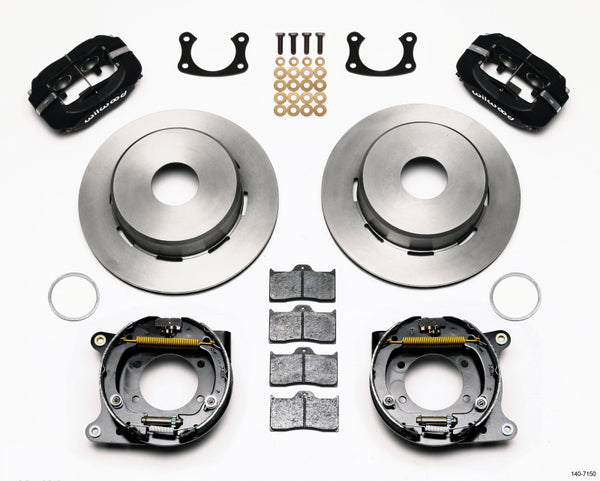 Wilwood Forged Dynalite P/S Park Brake Kit Big Ford New 2.50in Offset Currie Blank 140-7150