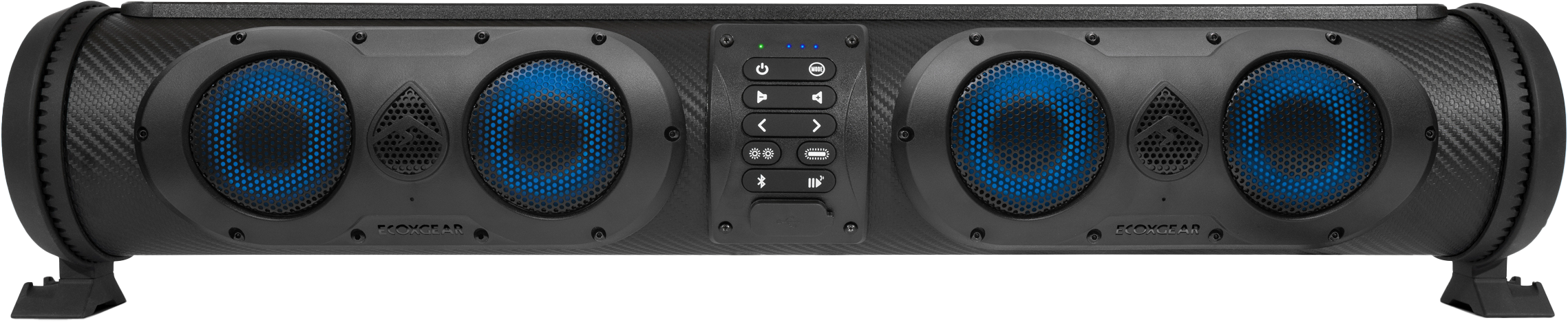 Ecoxgear Soundextreme Se26 Amplified Powersports Bluetooth 8 Speaker Soundbar Waterproof Sandproof With Led Lighting 500 Watts Of Peak Power GDI-EXSNDXTR01