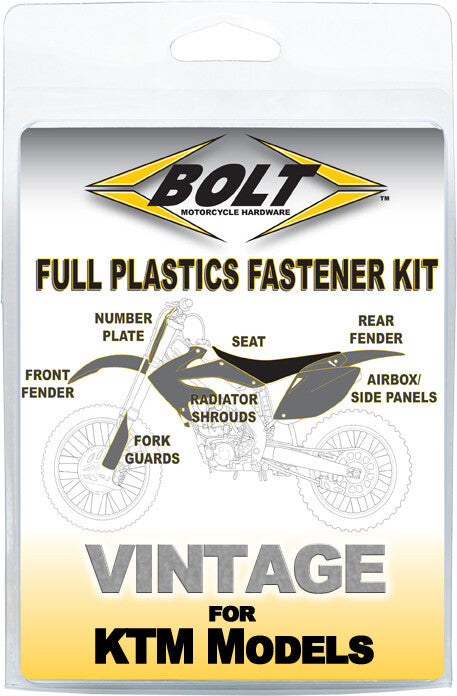 Bolt MC Hardware KTM-9802102 KTM Body Work Fastener Kit