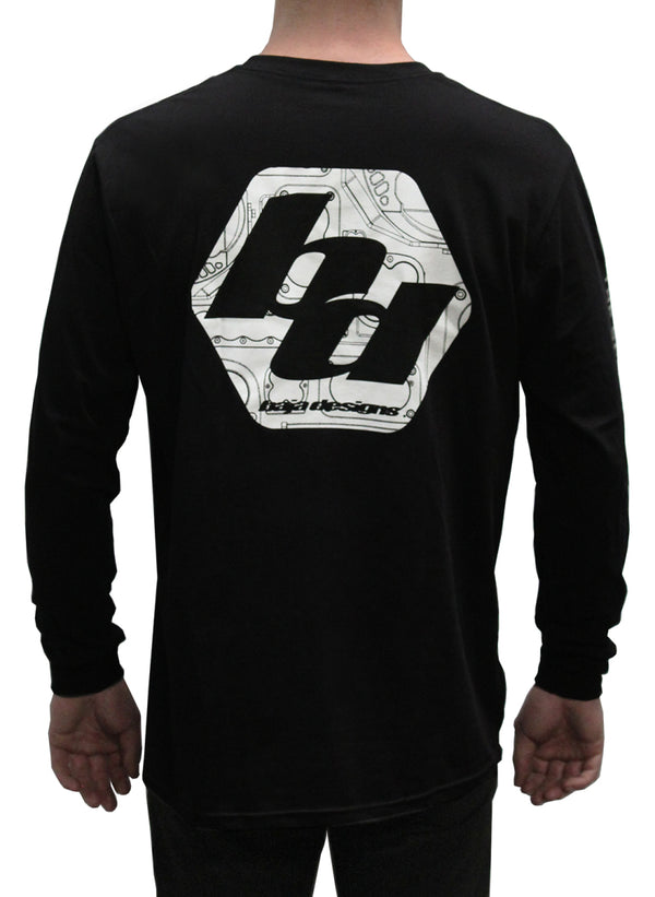 Baja Designs BD Black Mens Long Sleeve Shirt XX Large 980037