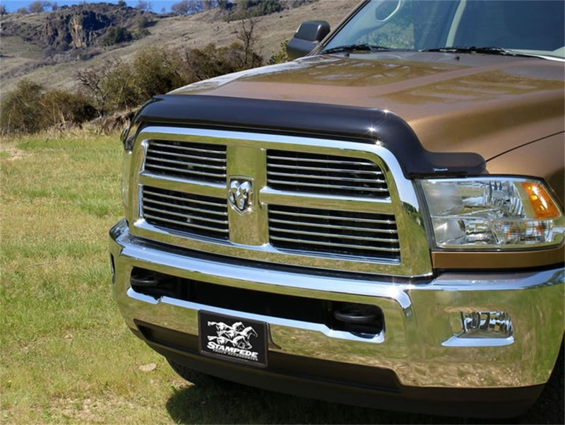 Stampede 2010-2019 Compatible with Dodge Ram 2500 Vigilante Premium Hood Protector Smoke 2264-2