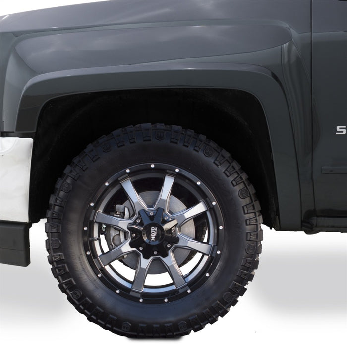 Bushwacker 16-18 Chevy Silverado 1500 Fleetside OE Style Flares 4 pc 69.3/78.8/97.8in Bed Black 40956-34