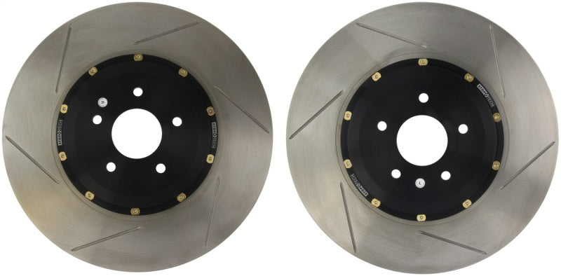 StopTech BMW 12-13 335i/14-15 435i w/ M Sport Brakes 370mmx30mm AeroRotor Drilled Fr Rotor Pair 81.B39.9921