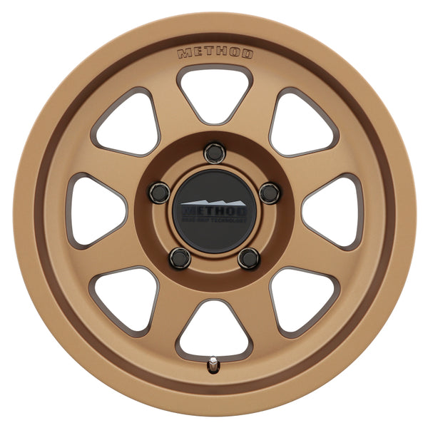 Method MR701 17x7.5 +30mm Offset 5x4.5 73mm CB Method Bronze Wheel MR70177512930