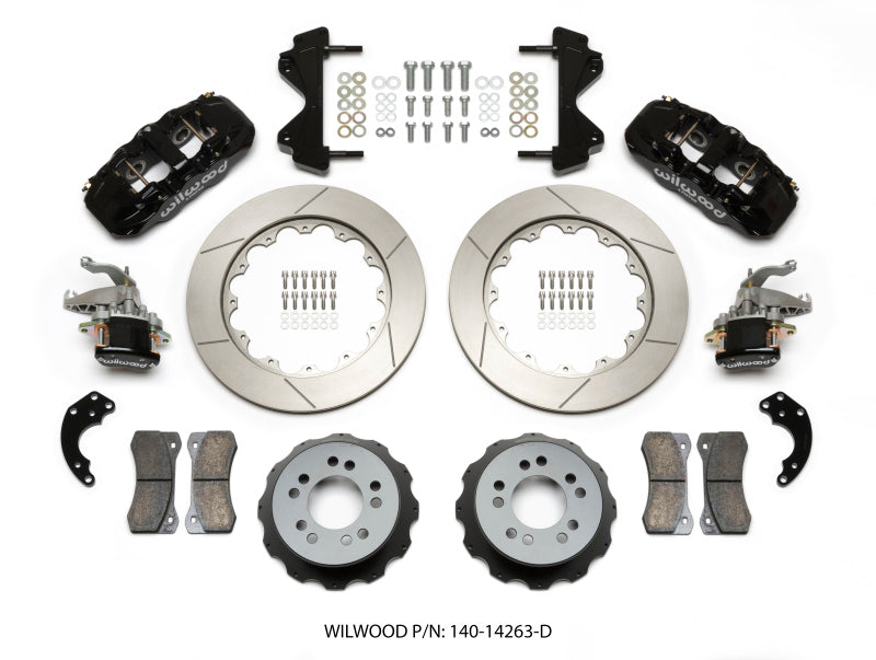 Wilwood AERO4 / MC4 Rear Kit 14.00 Currie Pro-Tour Unit Bearing Floater 140-14263