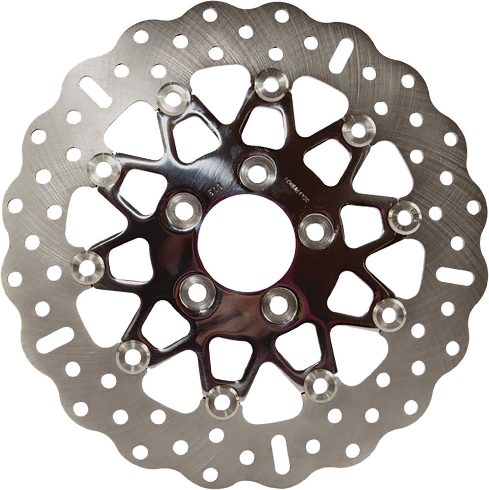 Ebc 15-Fsd025 Front 10 Spoke Flow Rotor