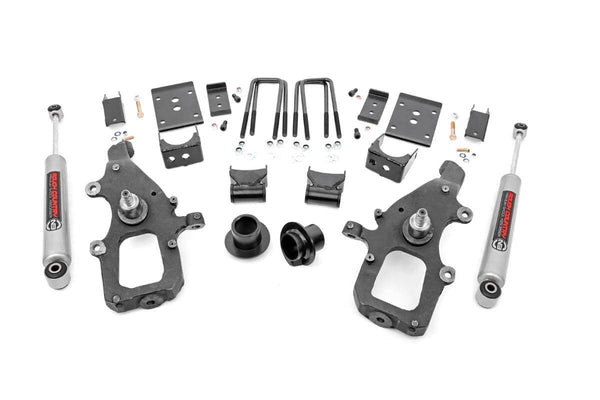 Rough Country Lowering Kit 3 Inch Fr 5 Inch Rr Fits Ford F-150 2WD (2004-2008) 801.20