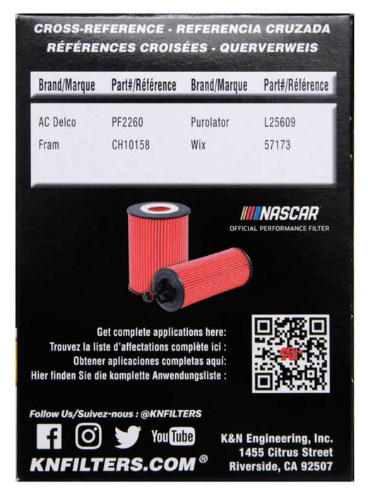 K&N Performance Oil Filter for 06-14 Toyota/Lexus Various Applications HP-7023