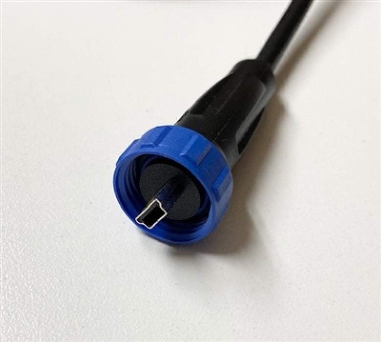 Rywire Water Resistant Threaded Mini USB Comms Cable for PDM12 & PDM30 Units RY-MORISTECH-COMMS-CABLE