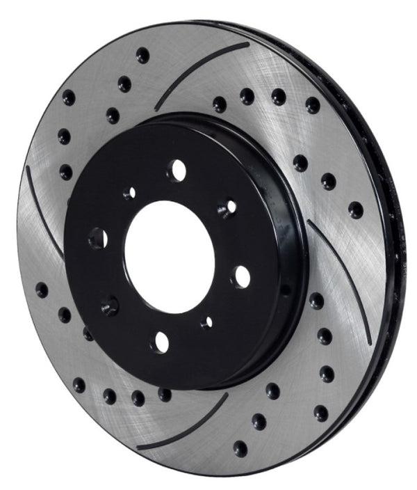 Wilwood Rotor-.68in Offset-SRP-BLK-Drill-LH 10.32 x .83 4 x 3.93 160-12839-BK