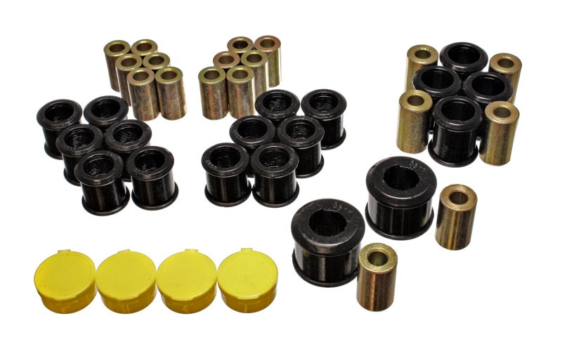 Energy Suspension 90-96 Compatible with Nissan 300ZX Black Rear Control Arm Bushing Set 7.3116G