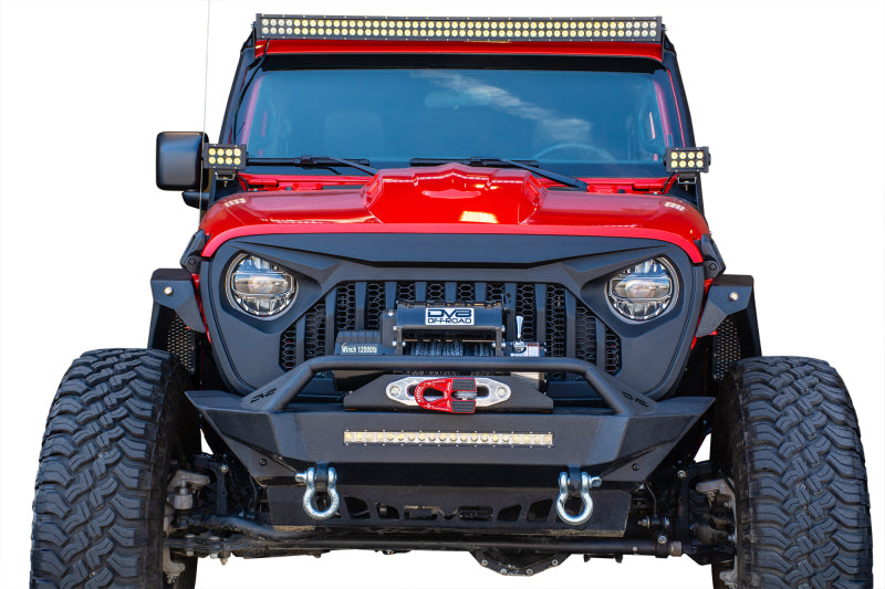 DV8 Offroad 2018+ compatible with Jeep JL/ Gladiator Angry Grill GRJL-01