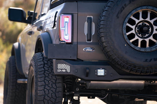 DV8 Offroad 21-22 Ford Bronco MTO Series Rear Bumper RBBR-01