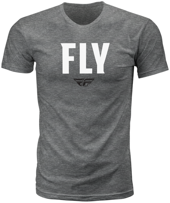 Fly Racing 352-0156L Fly Wfh Tee Dark Grey Heather Lg