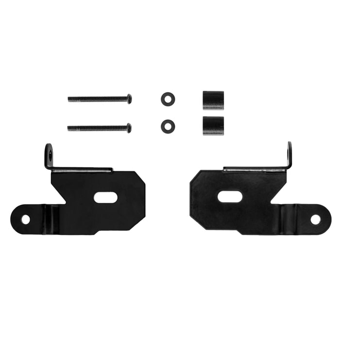 KC HiLiTES 18-19 compatible with Jeep Wrangler JL A-Pillar Light Mount Bracket Set (Pair) Black 7318