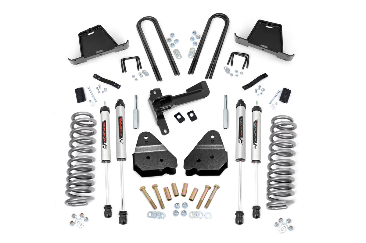 Rough Country 4.5 Inch Lift Kit V2 Fits Ford F-250/F-350 Super Duty 4WD (05-07) 47970