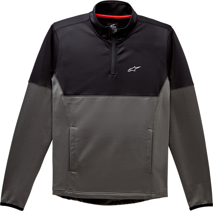 Alpinestars 1210-42010-1018-L Mission Midlayer Top Black/Charcoal Lg