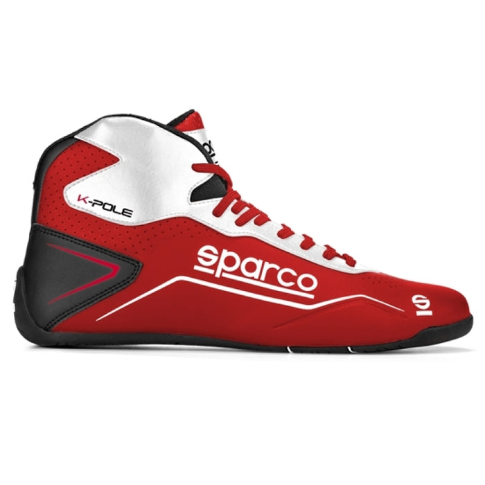 Sparco Shoe K-Pole 44 RED/WHT 00126944RSBI