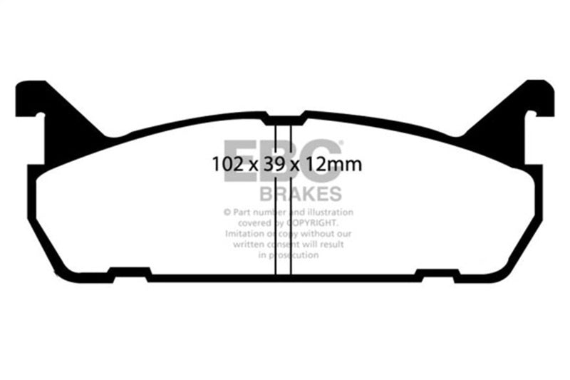 EBC 90-94 Mazda Miata MX5 1.6L Bluestuff Rear Brake Pads DP5828B