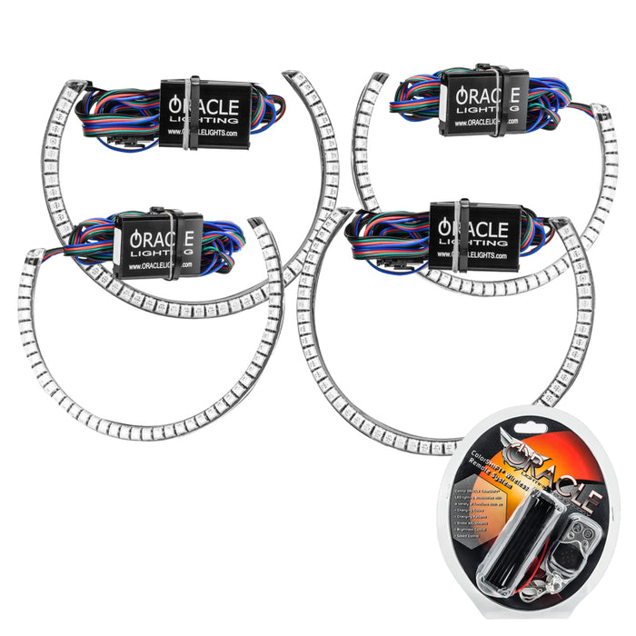 Oracle Compatible with Dodge Challenger 15-21 LED Waterproof Halo Kit ColorSHIFT SEE WARRANTY 3990-330