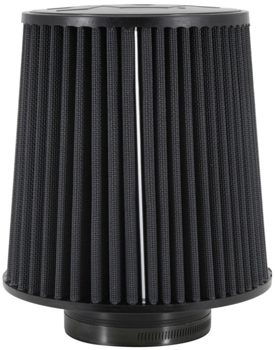 K&N Universal Rubber Filter-Round Tapered 4in Flange ID x 8in Base OD x 6.625in Top OD x 8in H RU-5171HBK