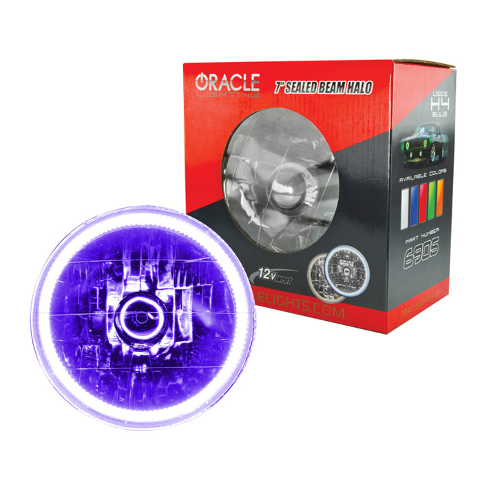 Oracle Pre-Installed Lights 7 IN. Sealed Beam UV/Purple Halo SEE WARRANTY 6905-007