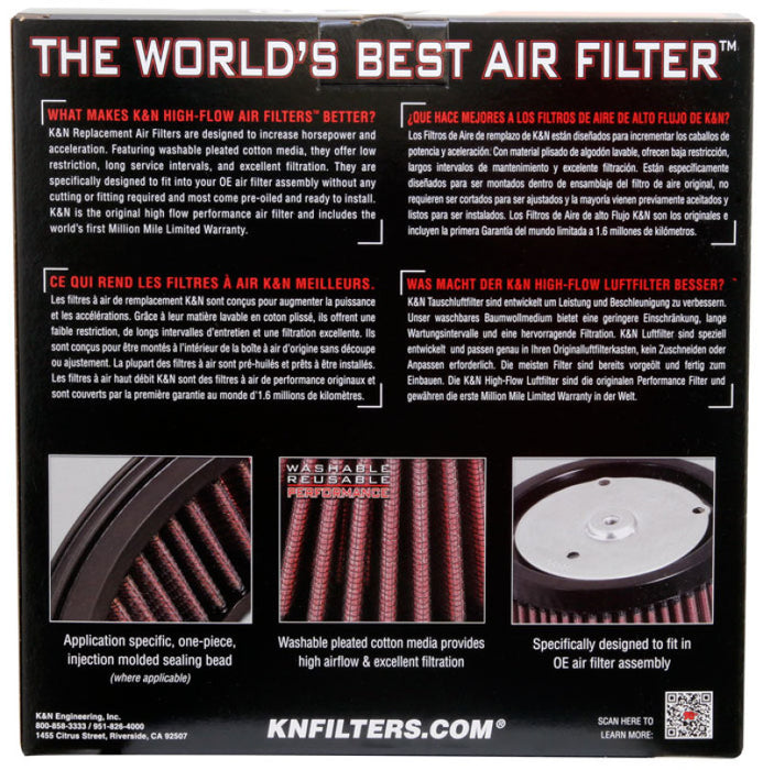 K&N Replacement Element for RK-3929 Custom Air Filter E-3040