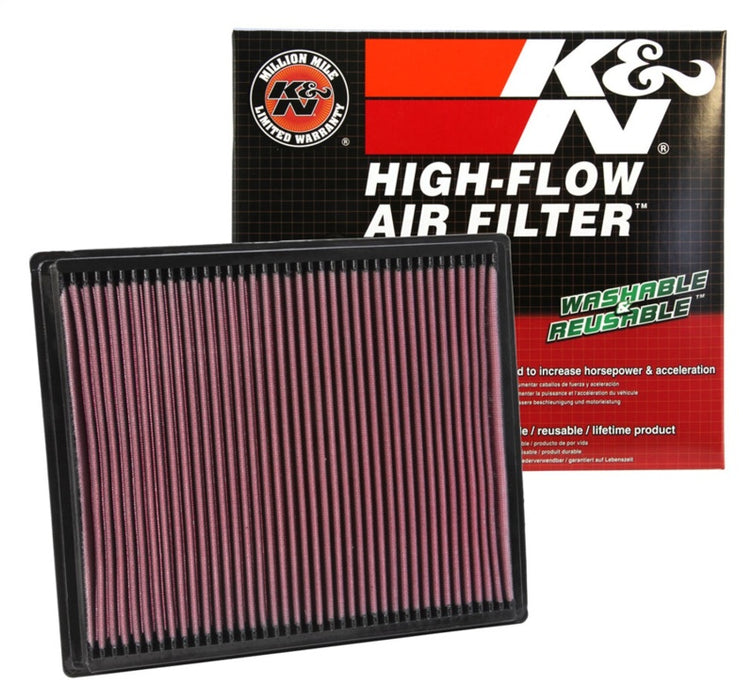 K&N Compatible with Nissan Titan & Armada 5.6L V8 2004 Drop In Air Filter 33-2286