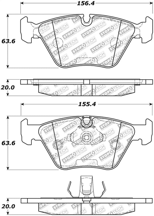 StopTech Street Select Brake Pads w/Hardware Front 305.0946