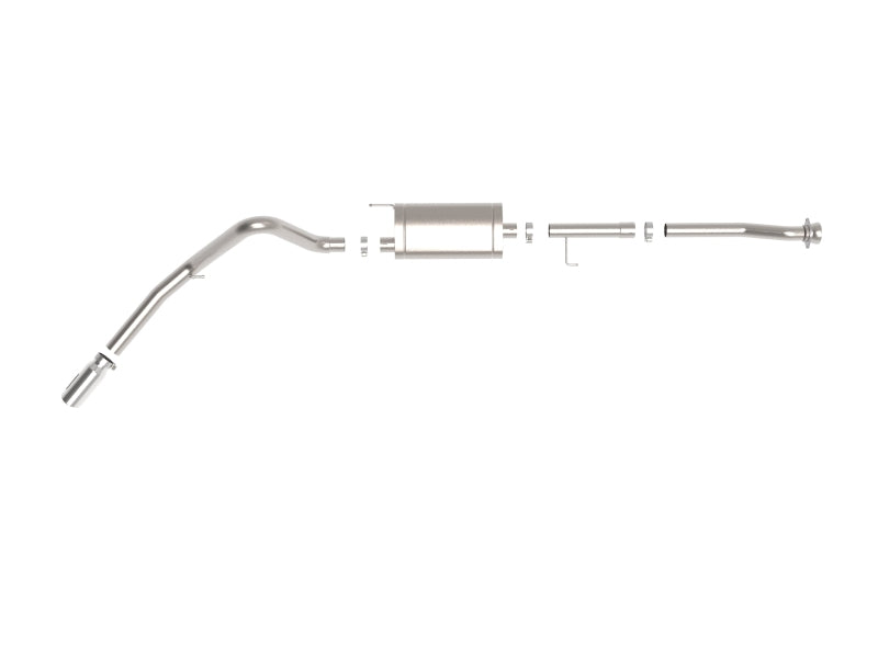 aFe Apollo GT 3in 409 SS Cat-Back Exhaust 2021 Ford F-150 V6 2.7L/3.5L (tt)/V8 5.0L w/ Polished Tips 49-43125-P