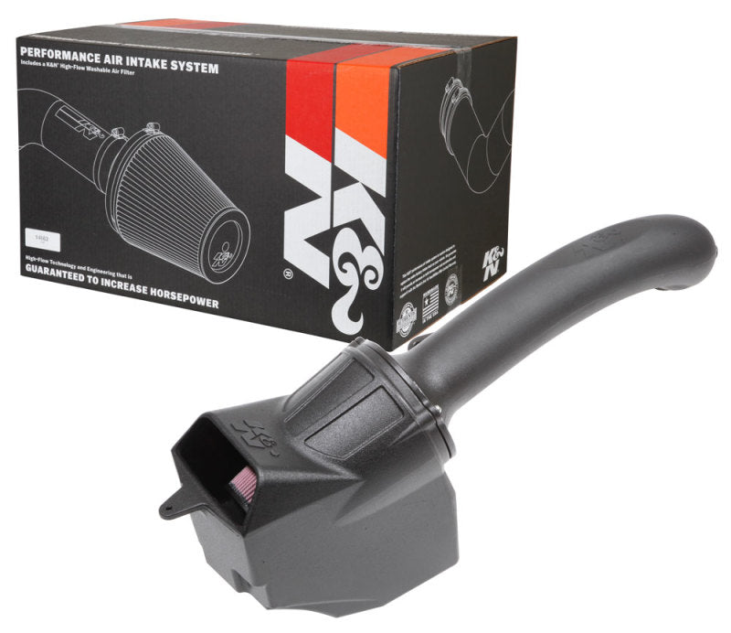 K&N 18-20 compatible with Jeep Wrangler JL 2.0L Aircharger Performance Intake 63-1580