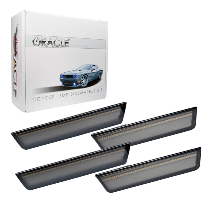 Oracle 08-14 Compatible with Dodge Challenger Concept Sidemarker Set Tinted No Paint SEE WARRANTY 9800-020