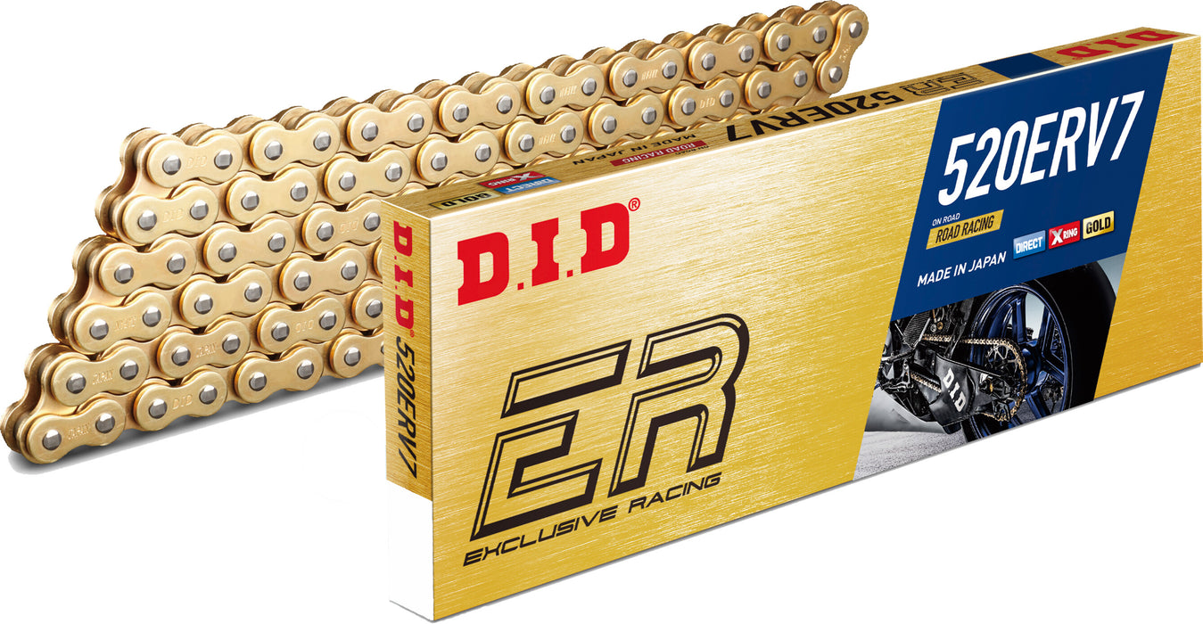 D.I.D. Chain 520Erv7 118L Gold/Gold 520ERV7118ZB